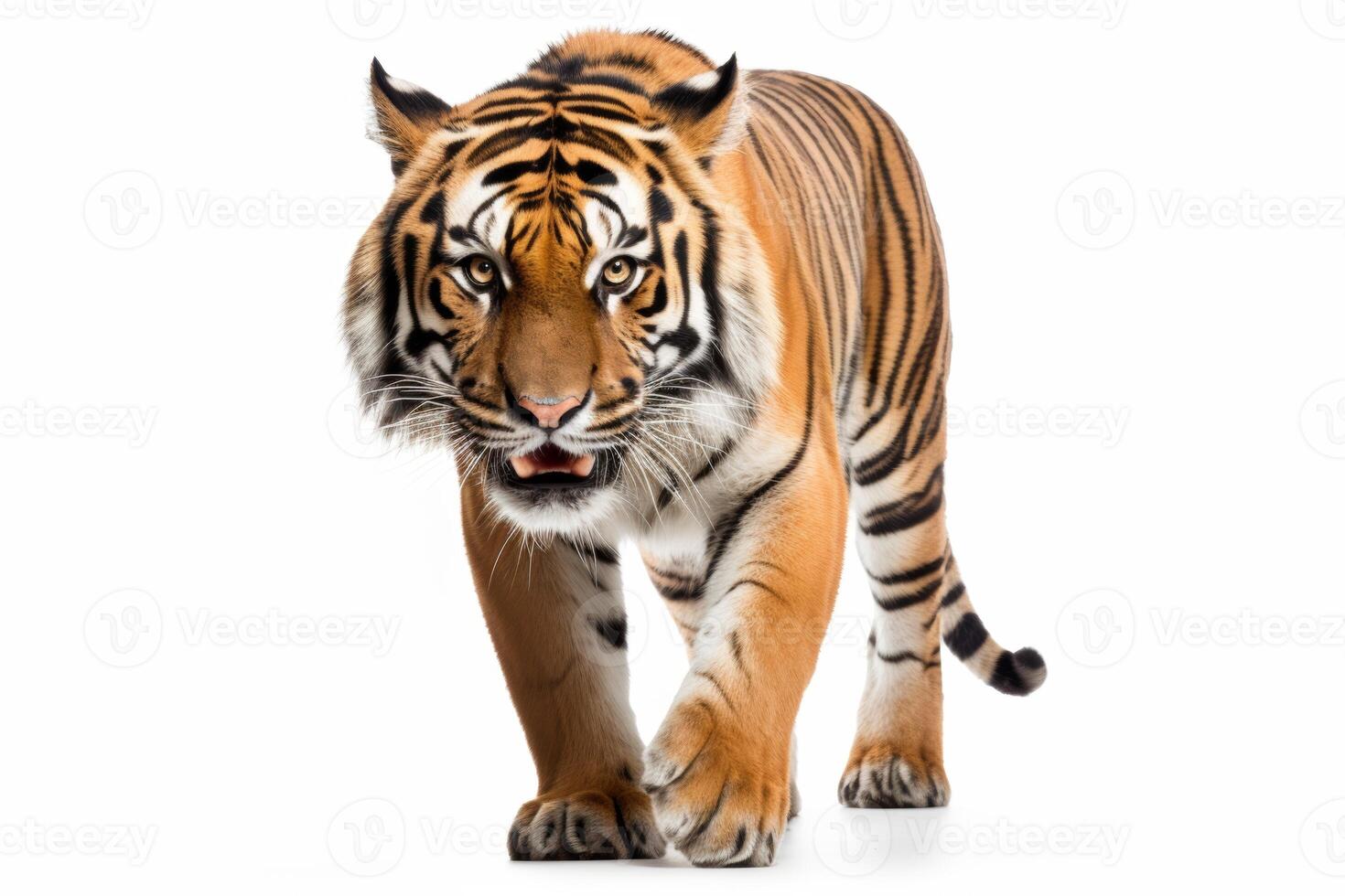 ai generiert wild Tiger Clip Art foto
