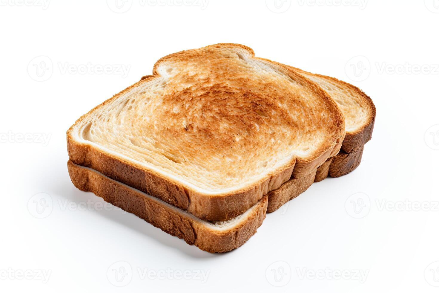 ai generiert Toast Brot Nahansicht foto