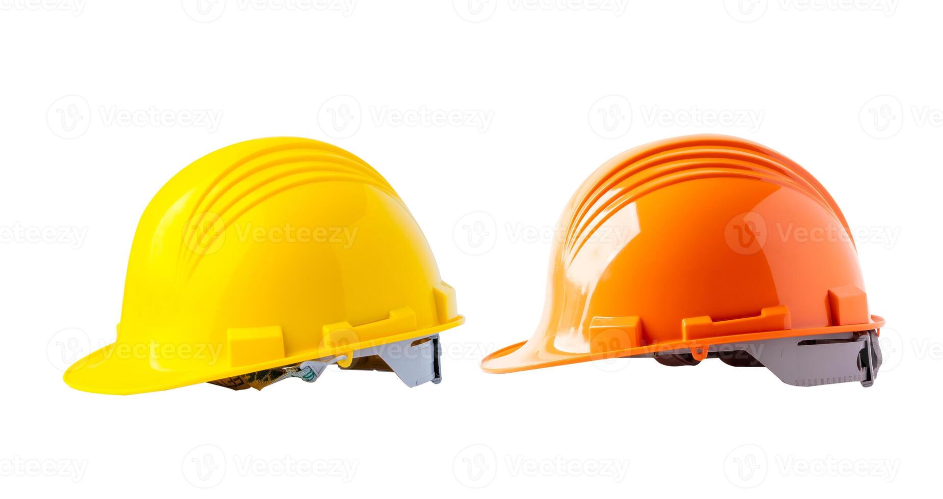 Sicherheit zuerst schwer Helm Hut, Ingenieurwesen Konstruktion und die Architektur Konzept. foto