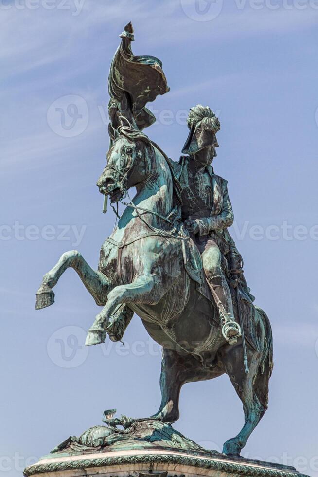 hofburg und denkmal. Wien, Österreich. foto