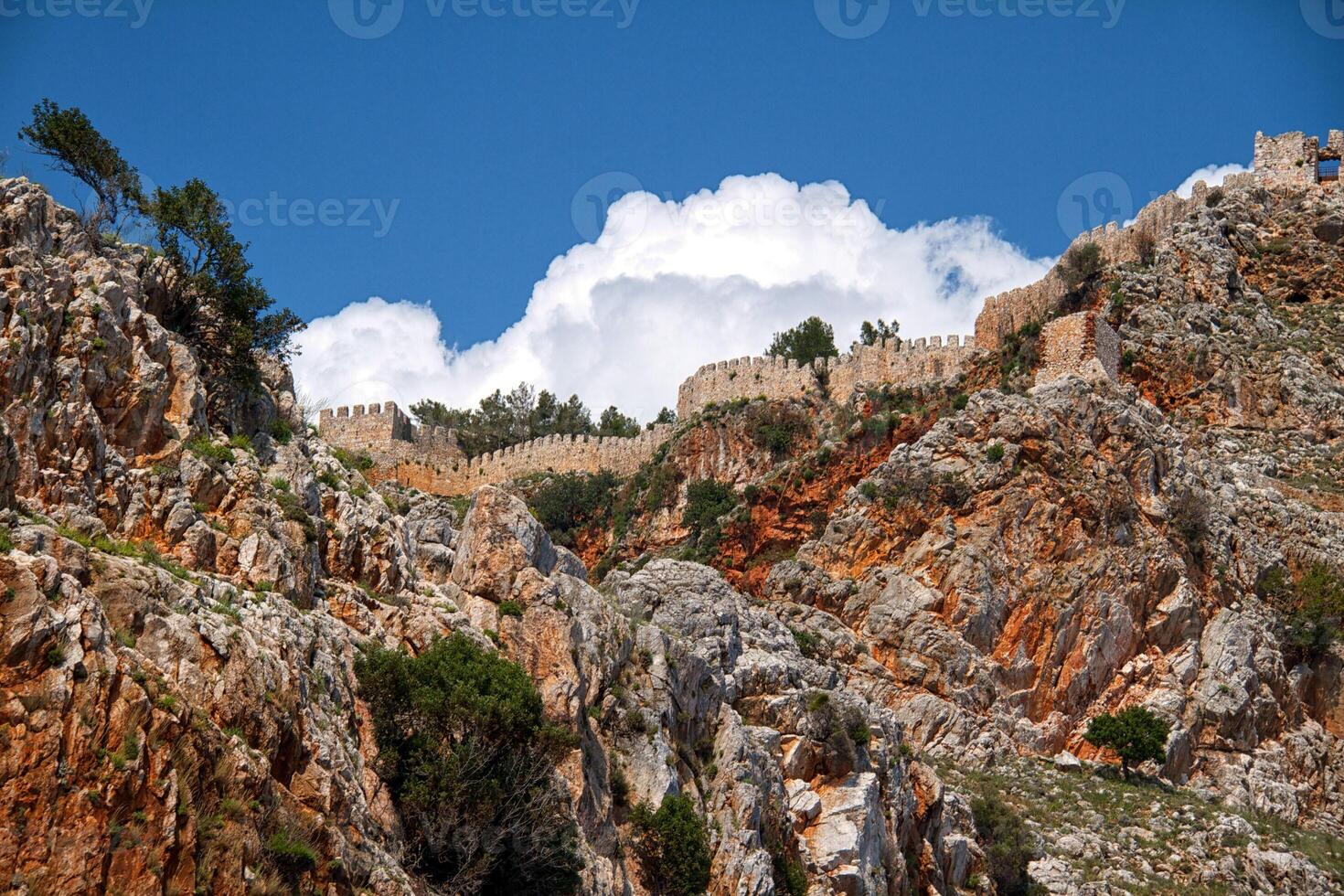 klare Berglandschaft foto