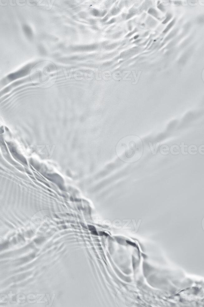 Textur von Wasser auf Licht Hintergrund foto