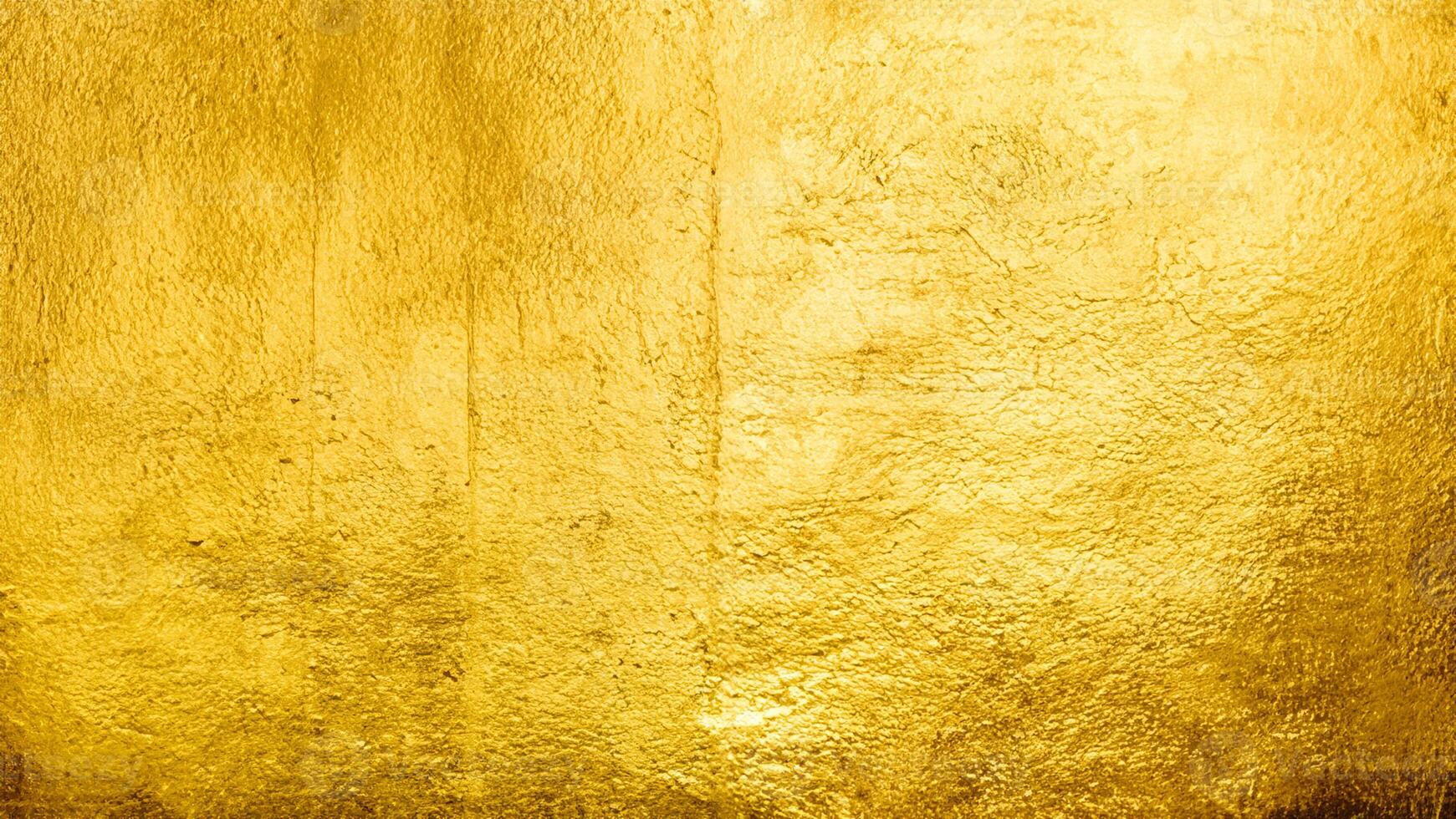 Gold glänzend Mauer abstrakt Hintergrund Textur, schön Luxus und elegant foto