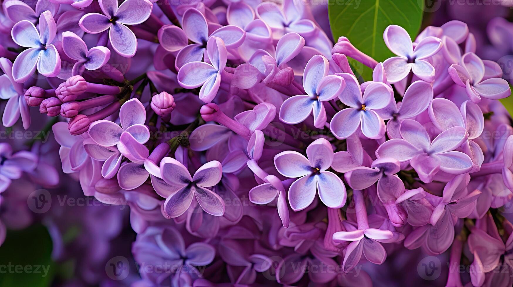 ai generiert Garten lila Blume ai generiert foto