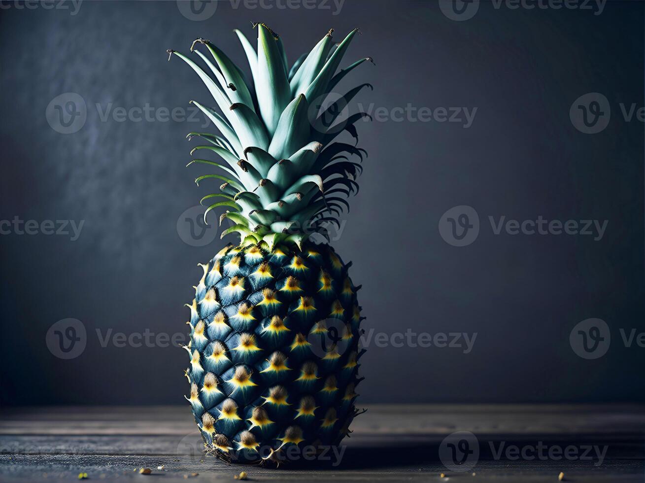 ai generiert Ananas tropisch exotisch Nahrung. Karibik Entspannung Symbol. foto