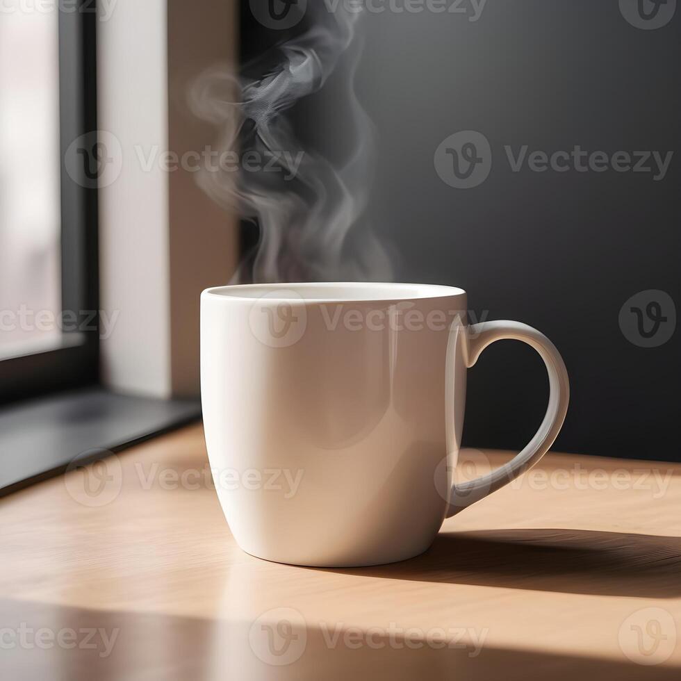 ai generiert Kaffee Becher Attrappe, Lehrmodell, Simulation foto