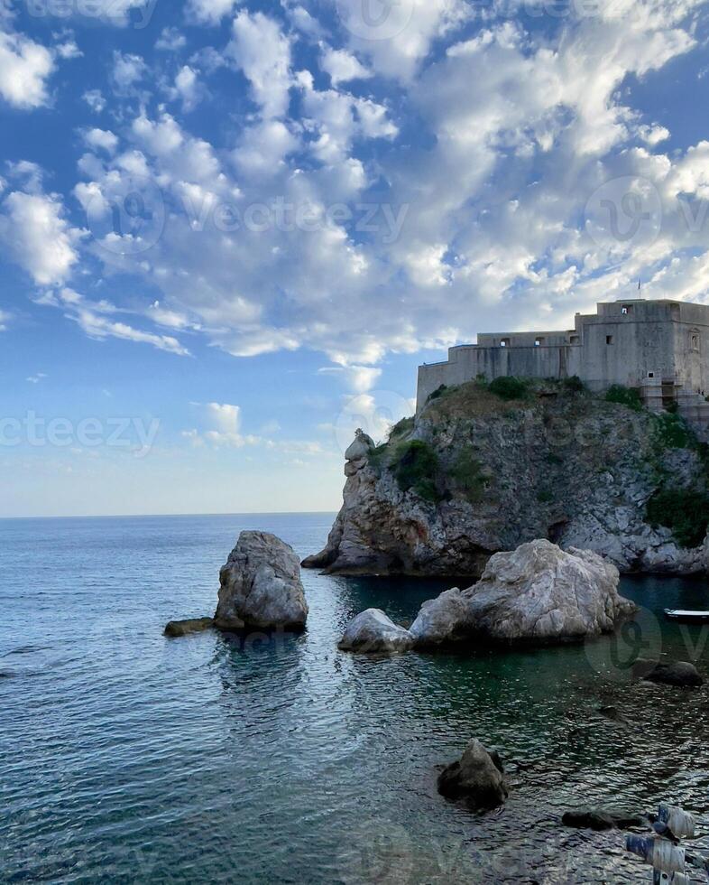 das Schloss von Dubrovnik, Kroatien foto