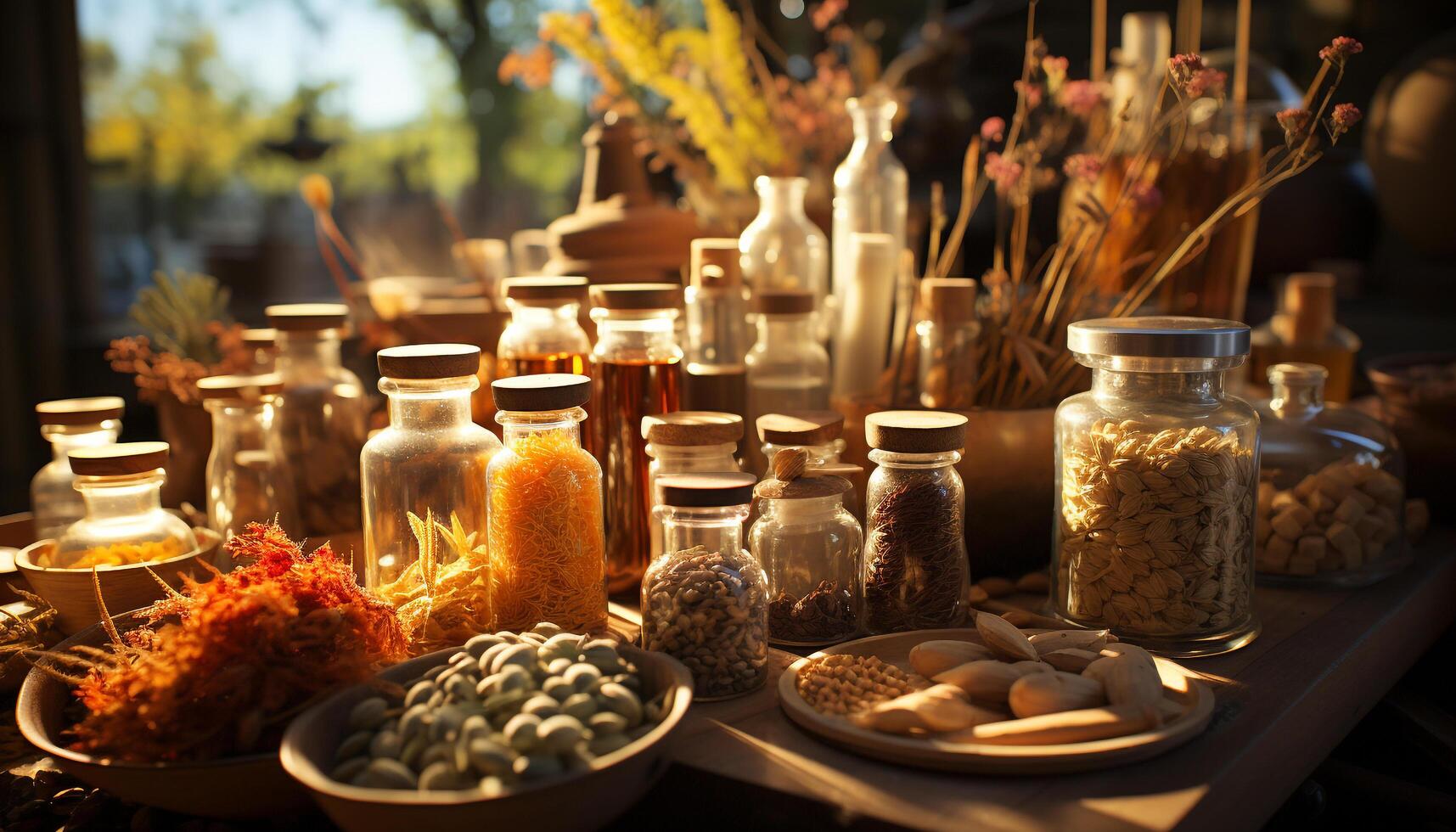 ai generiert gesund Essen frisch organisch Gemüse, ein Vielfalt von bunt Früchte generiert durch ai foto