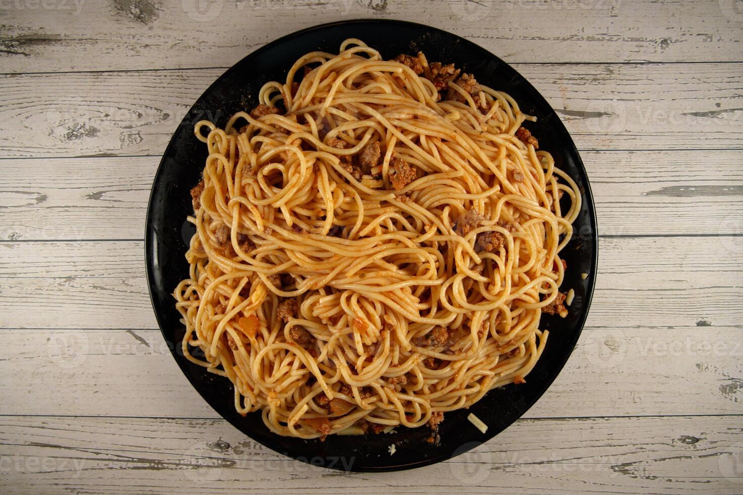 Spaghetti Bolognese, köstlich foto