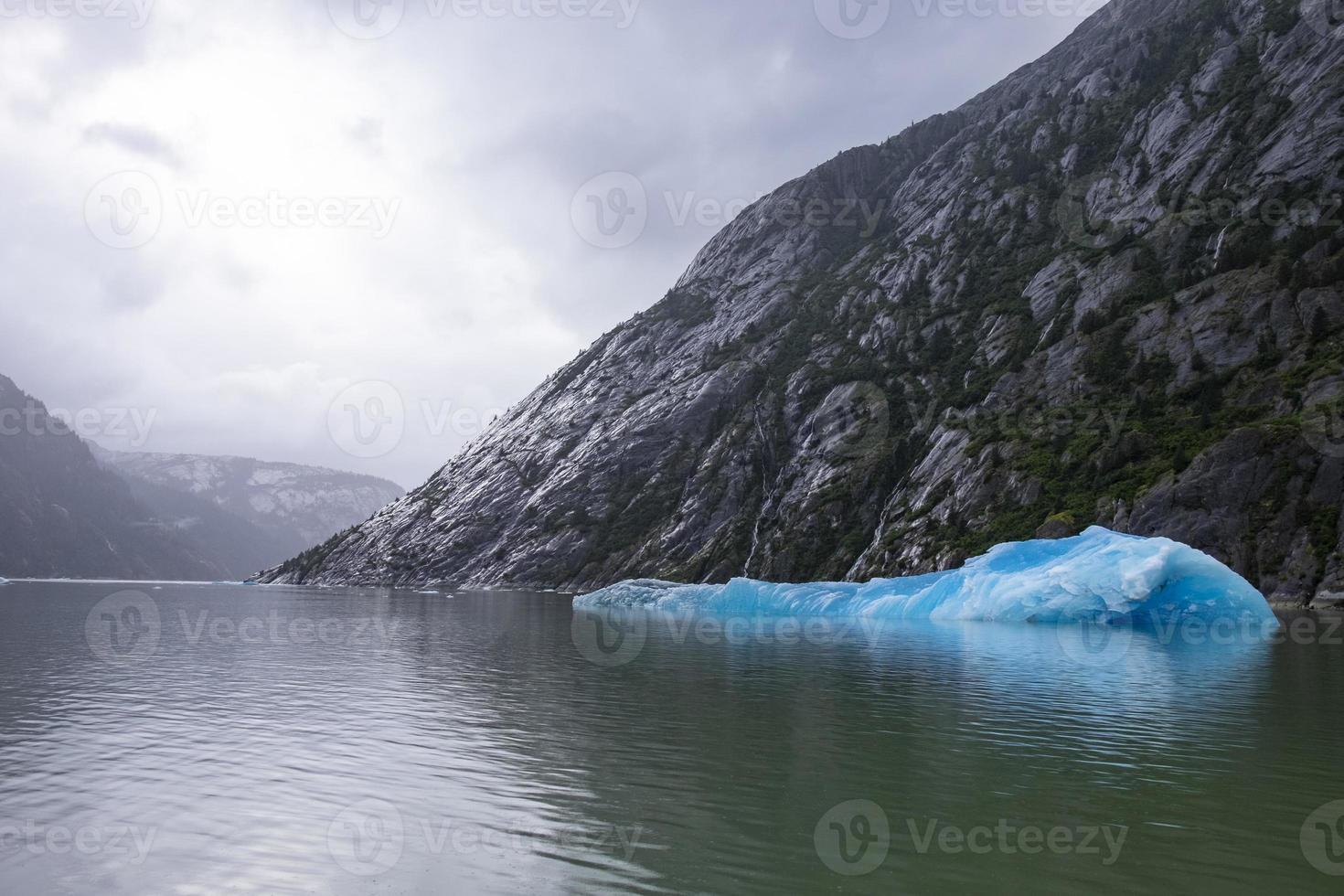 Eisberg im Endicott Arm Fjord, Alaska foto