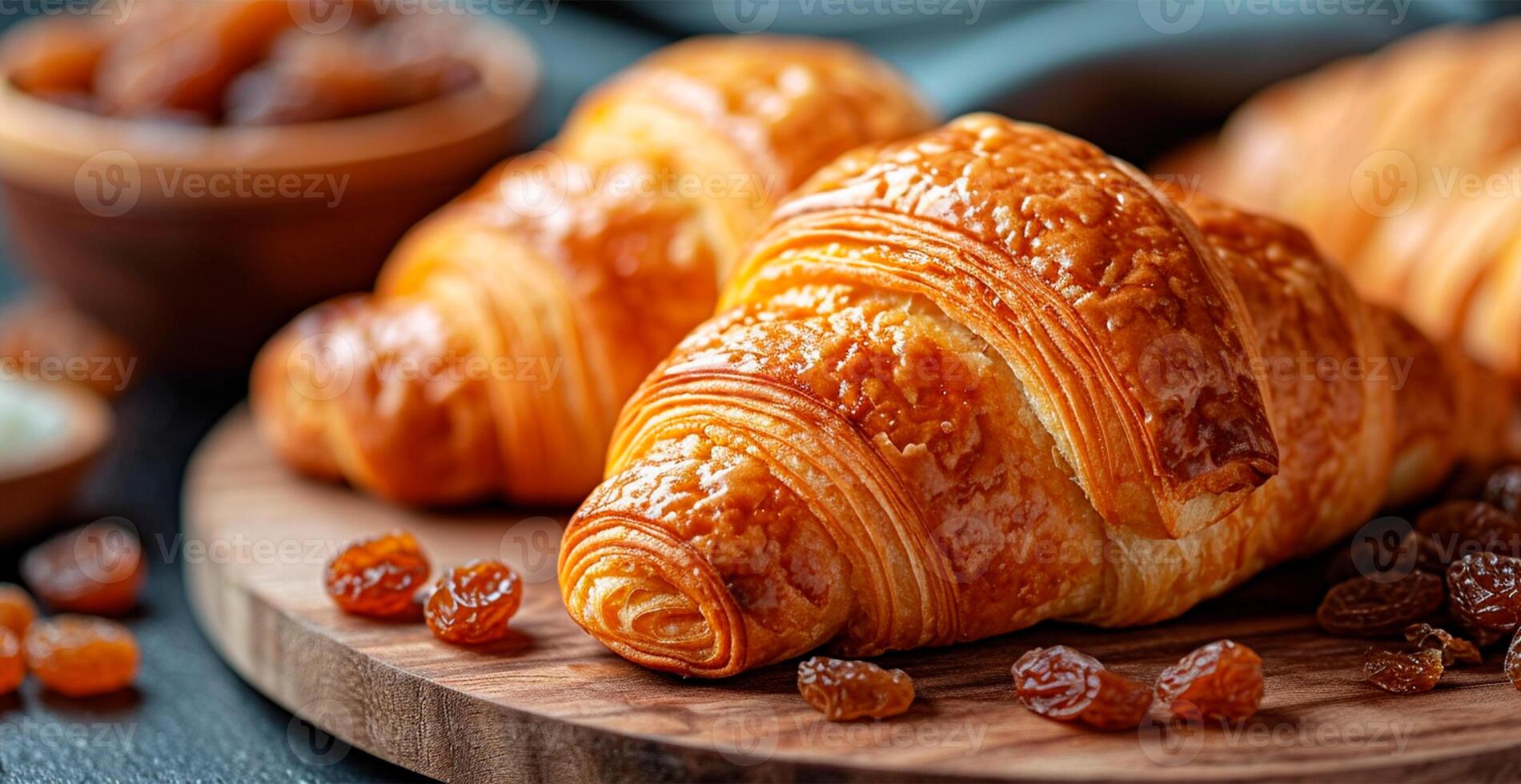 ai generiert frisch gebacken Französisch Pariser Croissants auf Weiß isoliert Hintergrund - - ai generiert Bild foto