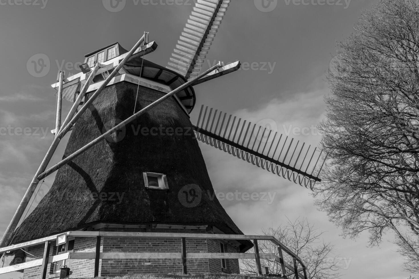 Windmühle im Deutschland foto