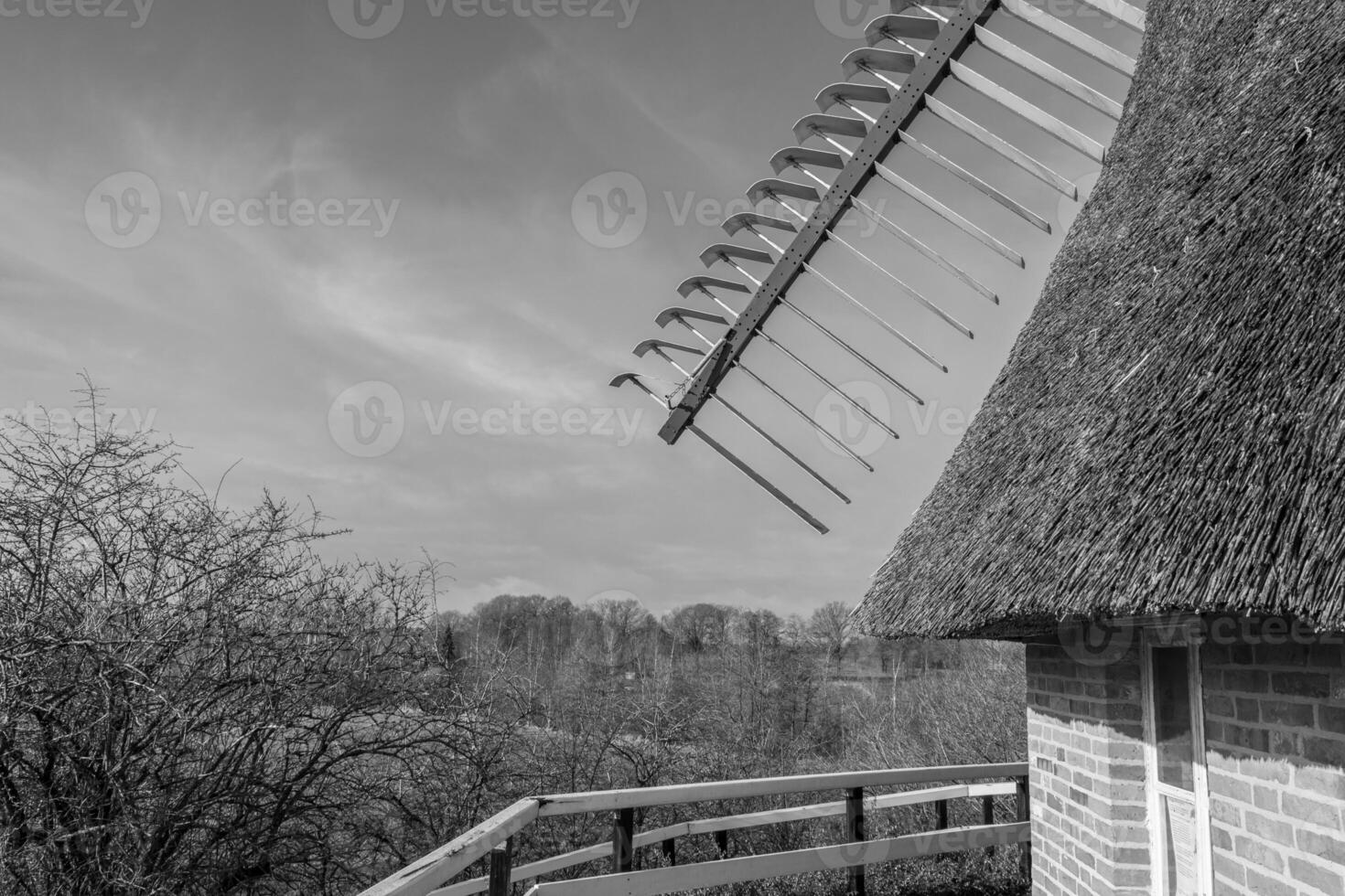 Windmühle im Deutschland foto