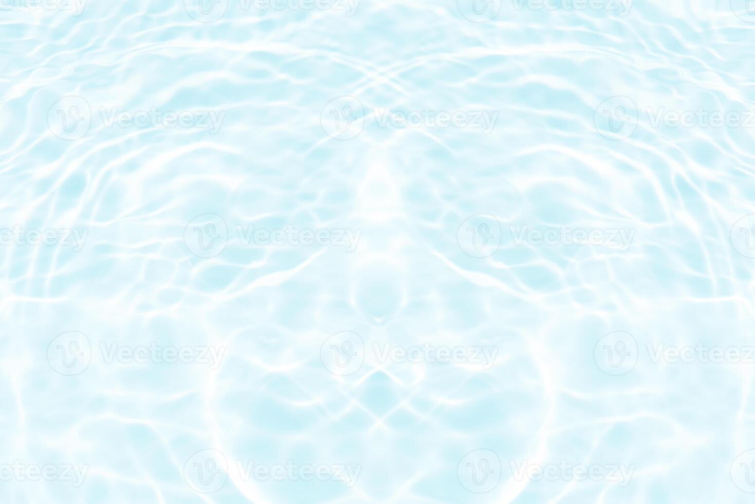 blaues Wasser Wellen auf das Oberfläche Wellen verschwommen. defokussieren verschwommen transparent Blau farbig klar Ruhe Wasser Oberfläche Textur mit Spritzen und Blasen. Wasser Wellen mit leuchtenden Muster Textur Hintergrund. foto