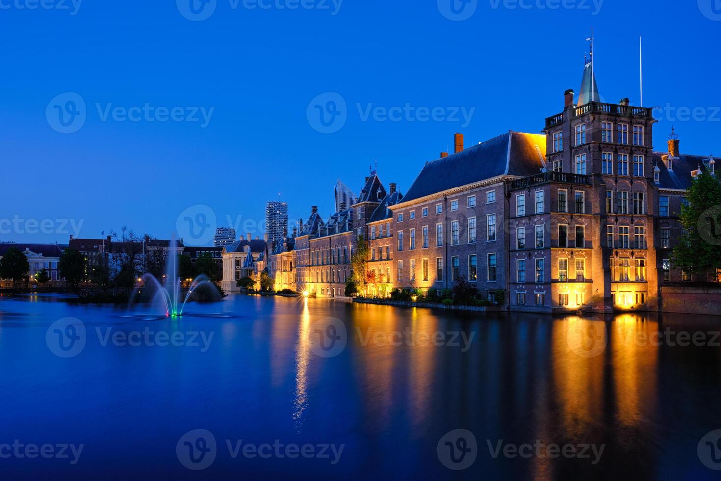 hofvijver See und binnenhof , das Haag foto