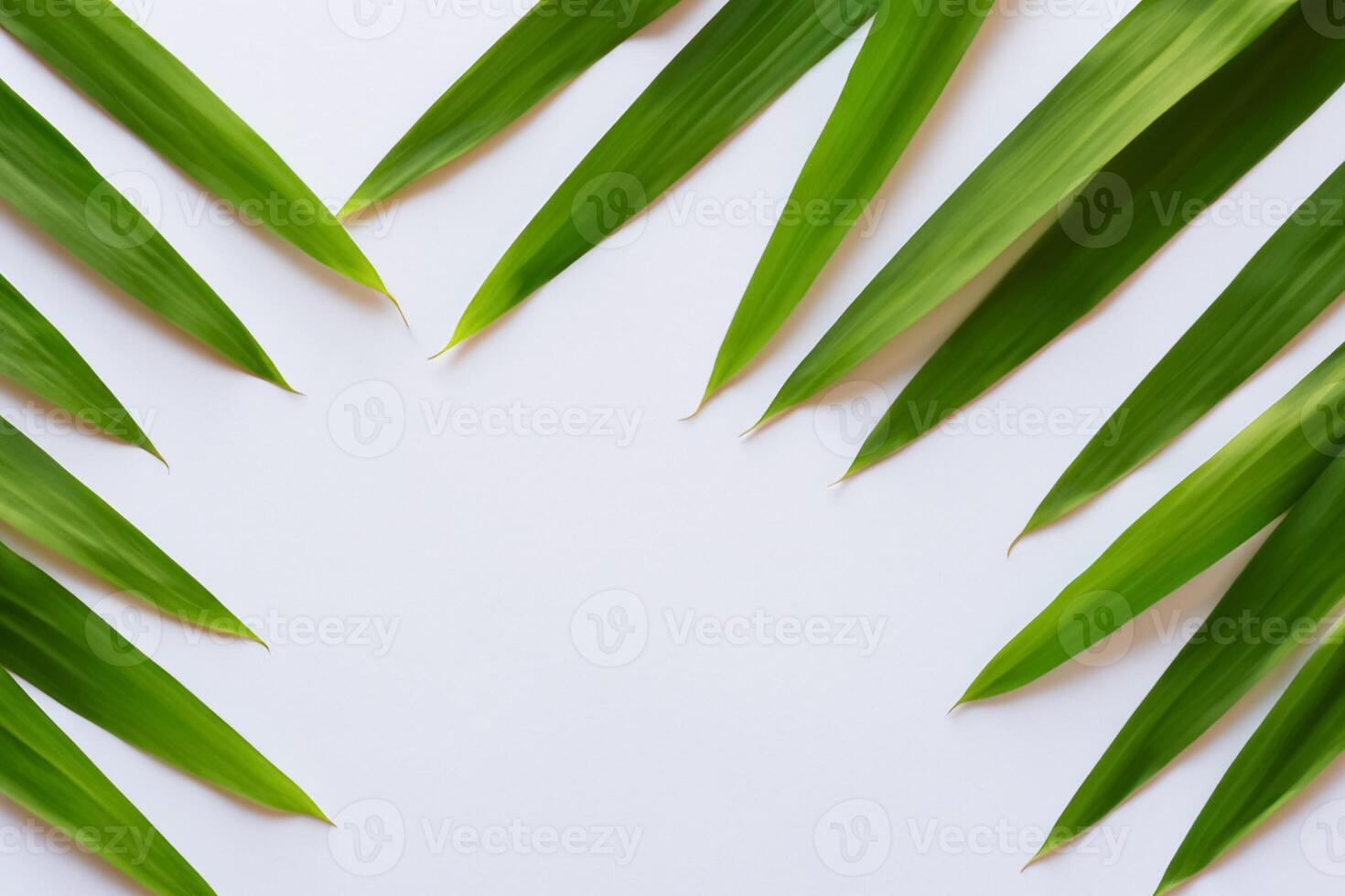 ein kulinarisch Odyssee mit das schön Pandan Blatt, infundieren zart Aromen und beschwingt Grün Farbtöne in exquisit Teller, Erhebung Geschmack Profile mit der Natur frisch Eleganz foto