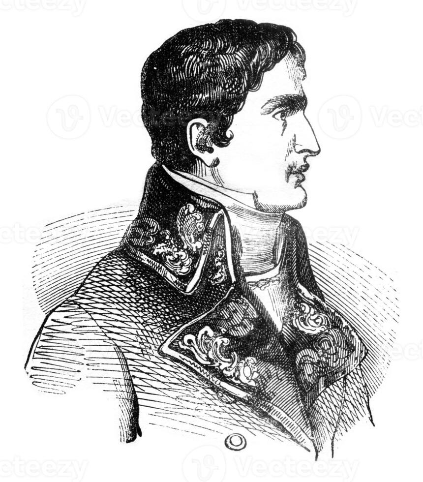 Lucien Bonaparte, Jahrgang Gravur. foto