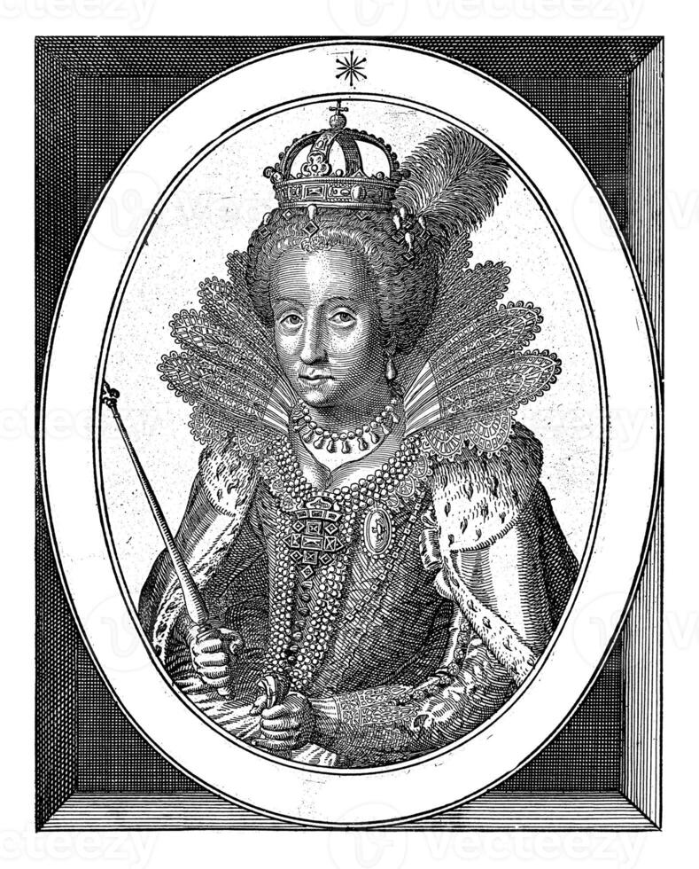 Porträt von Elisabeth ich Tudor, anonym, 1612 - - 1652 foto