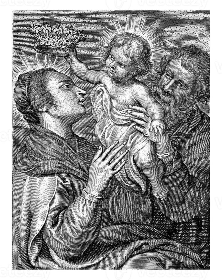 Joseph mit Christus Kind foto