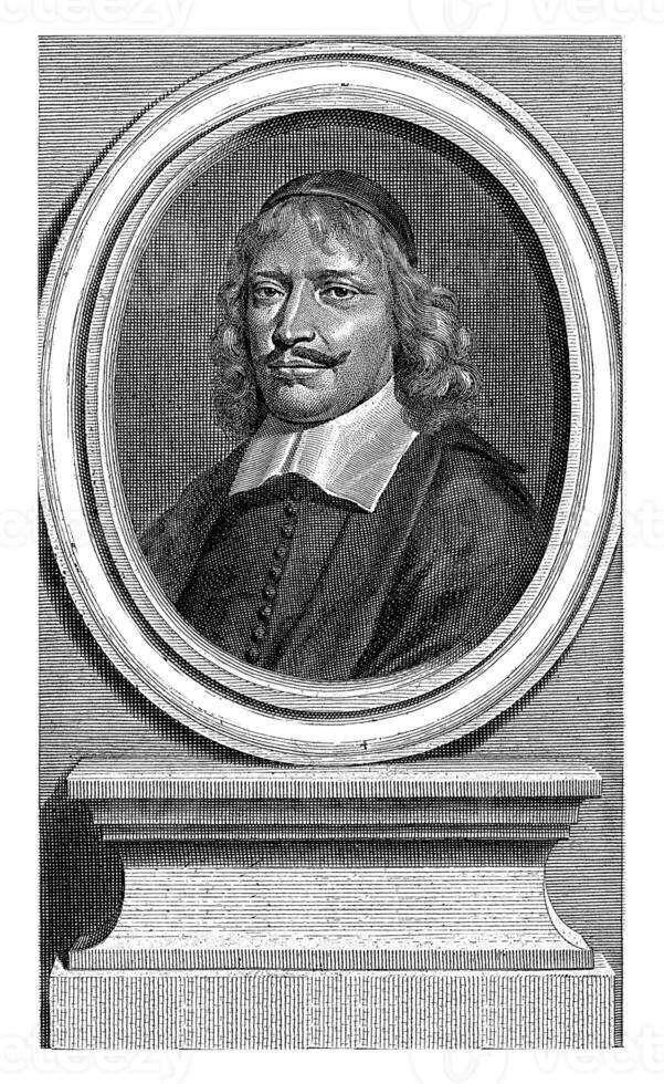 Porträt von das Pastor johannes Erasmus blum foto
