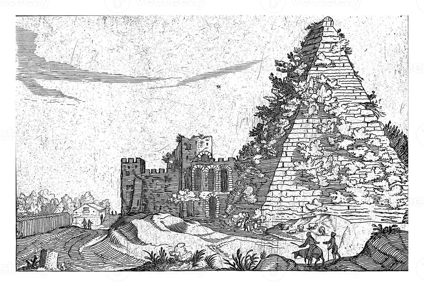 Pyramide von gaius cesius foto