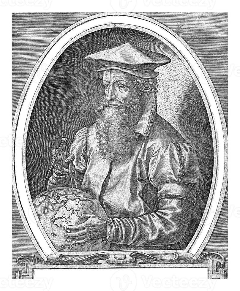 Porträt von Gerardus Mercator foto