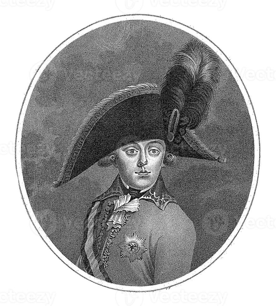 Porträt von Prinz Willem George frederik van Orange-Nassau, Johann van der spruyt, 1783 - - 1800 foto