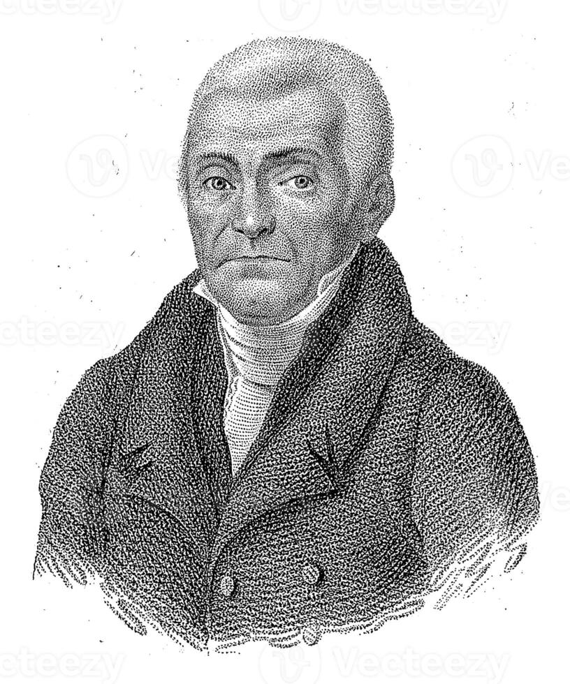 Porträt von Willem Anthony ocker, Philippus Velijn, 1797 - - 1836 foto