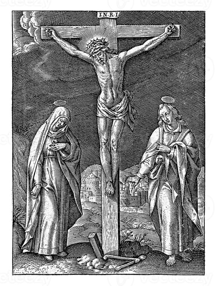 Kreuzigung von Christus, Hieronymus wierix, 1563 - - Vor 1619 foto