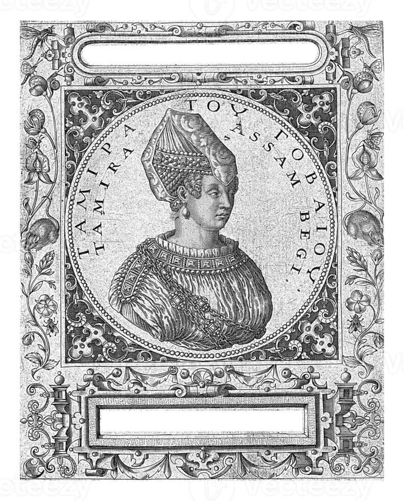 Porträt von das Sultan Tamira, Theodor de bry, nach Jean Jacques Boissard, 1596 foto