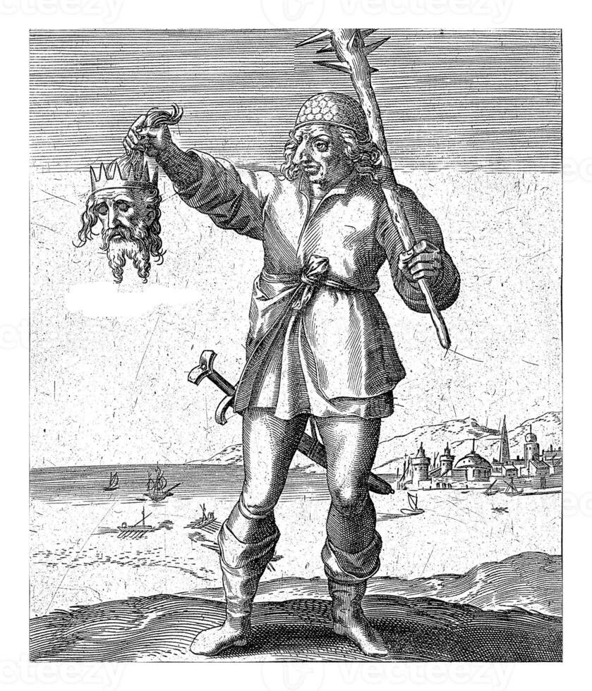 das 'Mann von das Menschen', Hieronymus wierix zugeschrieben Zu, nach Marder van Cleve ich, 1578 foto
