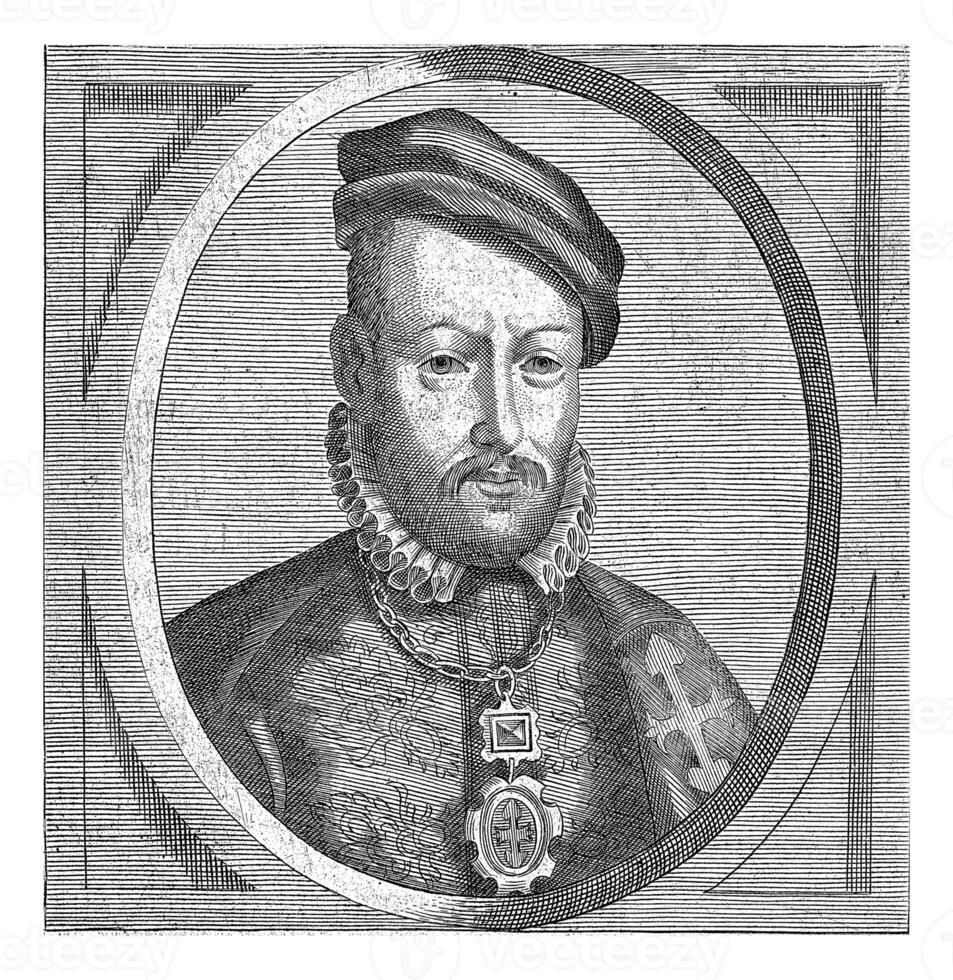 Porträt von Don Luis de erfordert y Zunega, h. van der heyden, 1600 - - 1699 foto