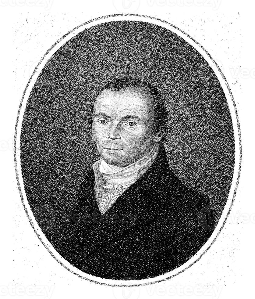Porträt von christian Konrad Sprengel, Philippus Velijn, 1797 - - 1836 foto