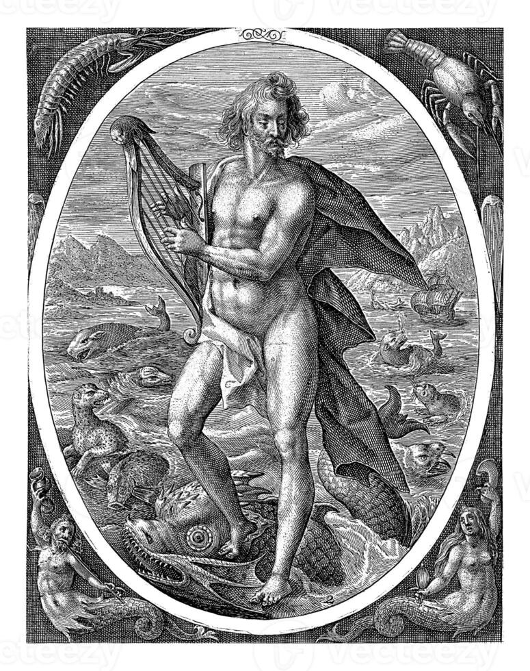 arion das Element von Wasser, Crisijn van de passe ich, 1602 foto