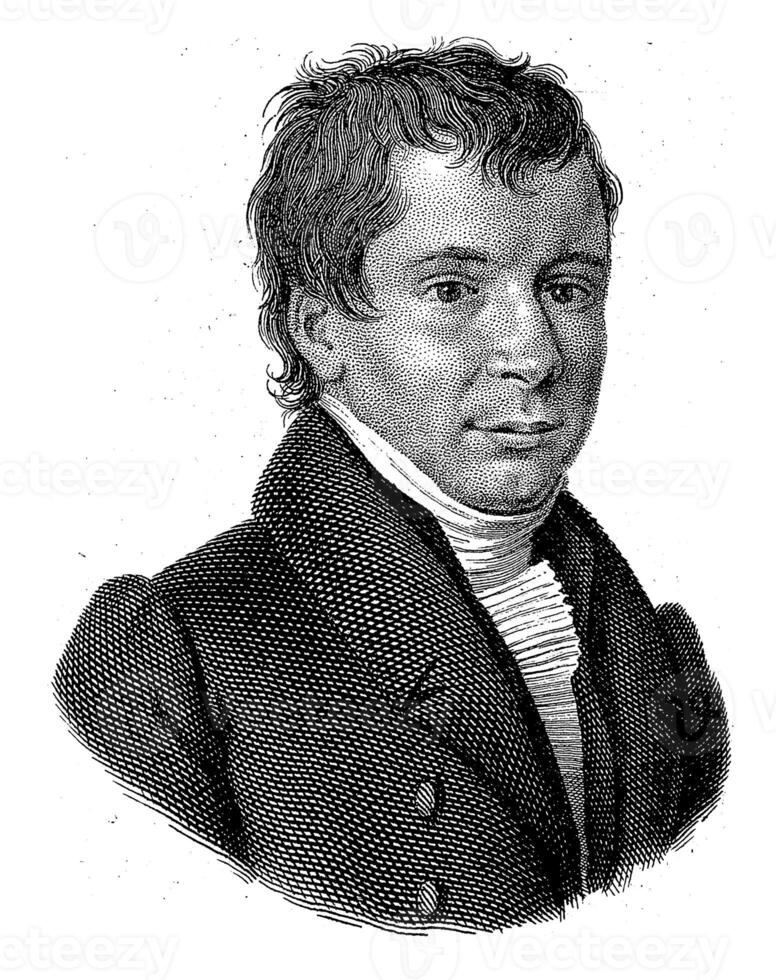 Porträt von Willem de clercq, Philippus Velijn, 1797 - - 1836 foto