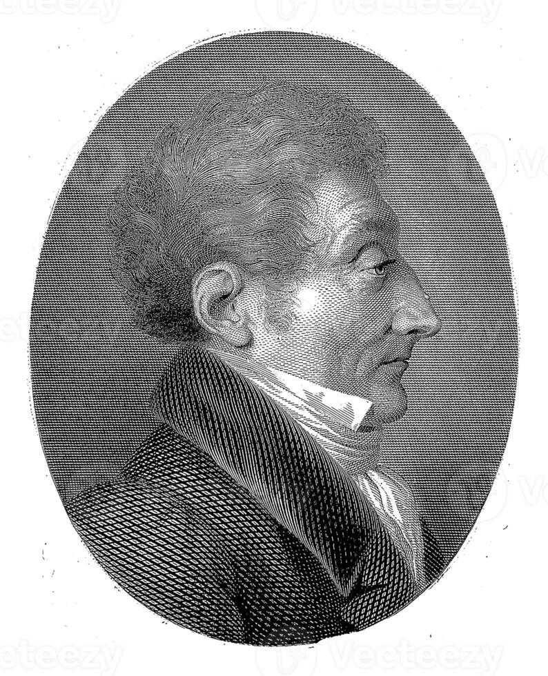 Porträt von Arzt und Übersetzer giovanni Rasori, Antonio Dalca, nach vincenzo Raggio, 1812 - - 1888 foto