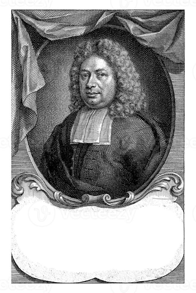 Porträt von David fransz. van hoogstraten, Jakob houbraken, nach Arnold Segen, 1708 - - 1780 foto