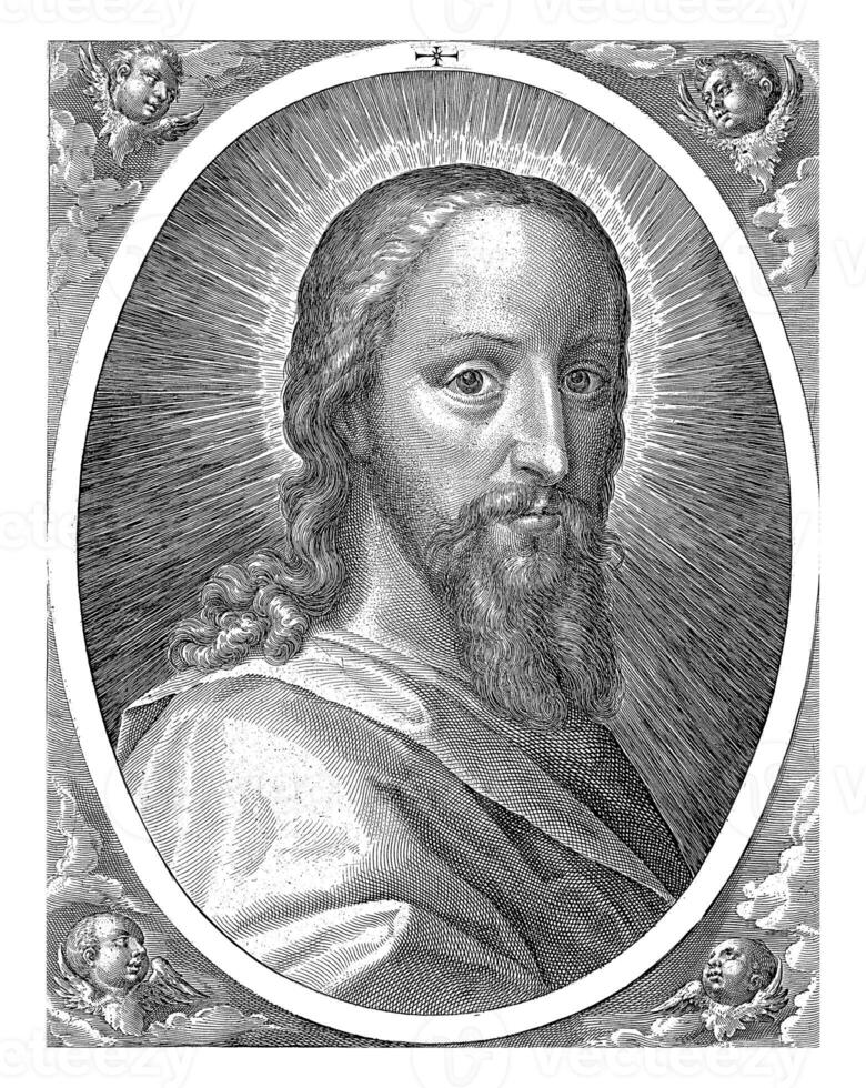 Büste von Christus, Crisijn van de passe ich, 1601 foto