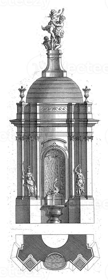 Brunnen mit Raub von Proserpina, Unbekannt, nach Francois de cuvillies sr., 1745 foto