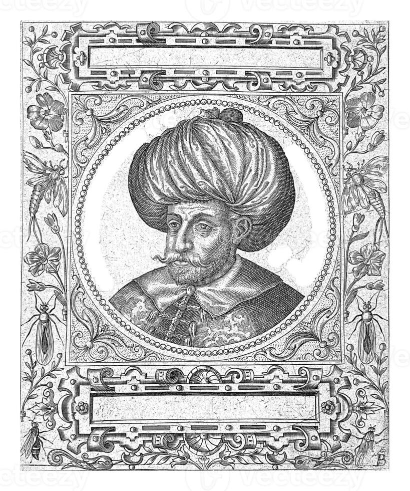 Porträt von das Sultan muchemetes Bayazid, Theodor de bry foto