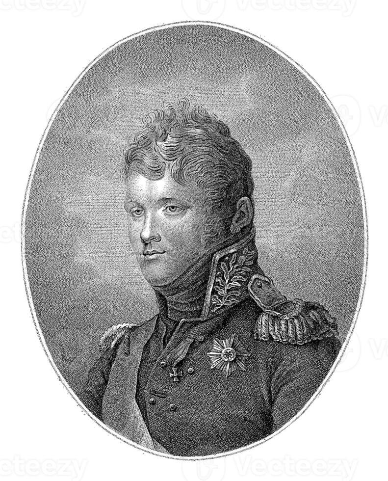 Porträt von Alexander ich Zar von Russland, Wilhelm von senus, nach Louis de Saint-Aubin, 1801 - - 1851 foto