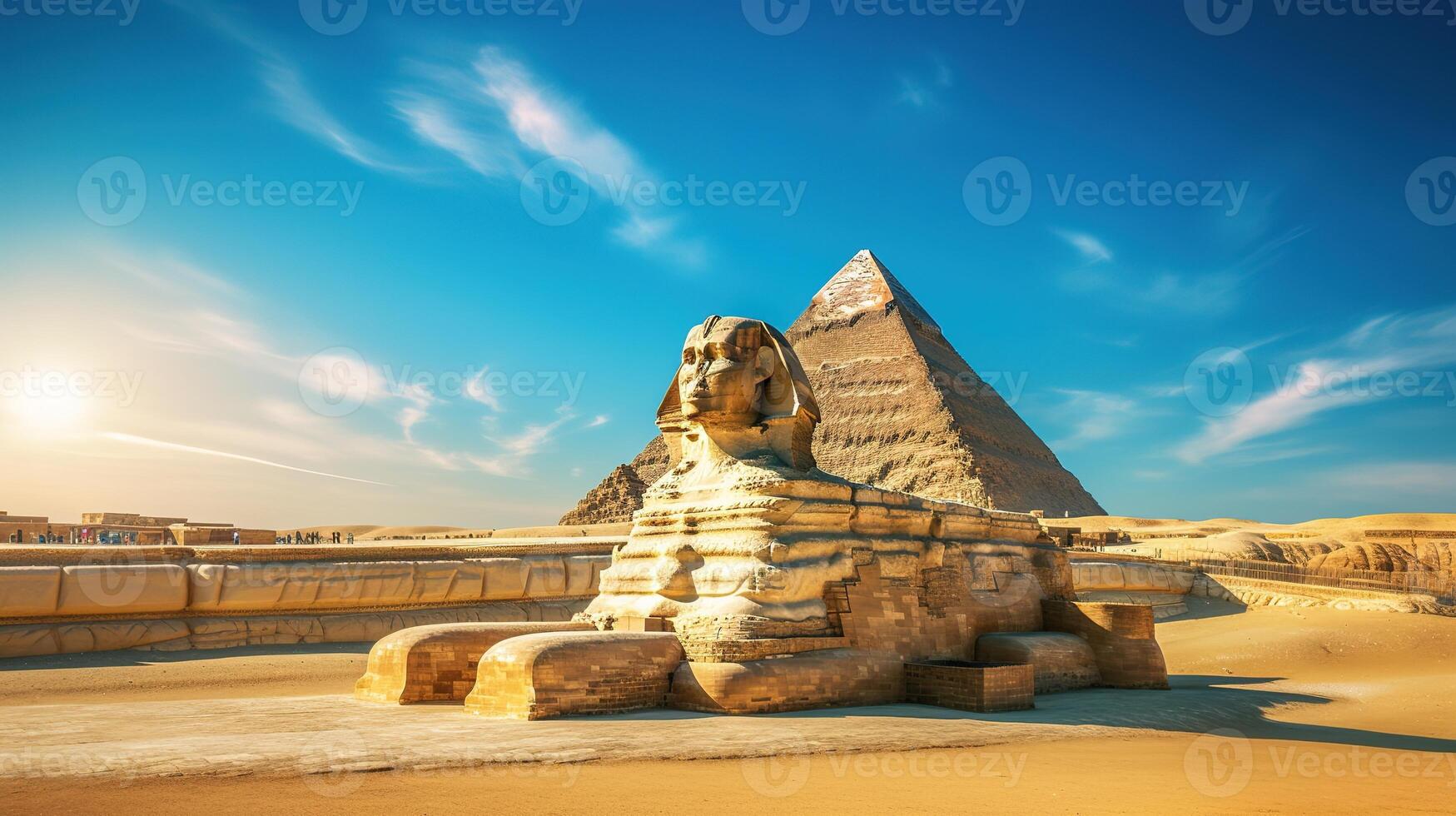 ai generiert schön hd Ägypten 4k Hintergrund foto