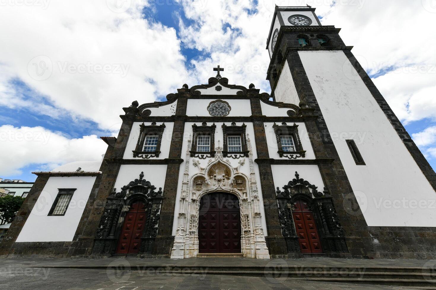 st. Sebastian Kirche - - Azoren, Portugal foto