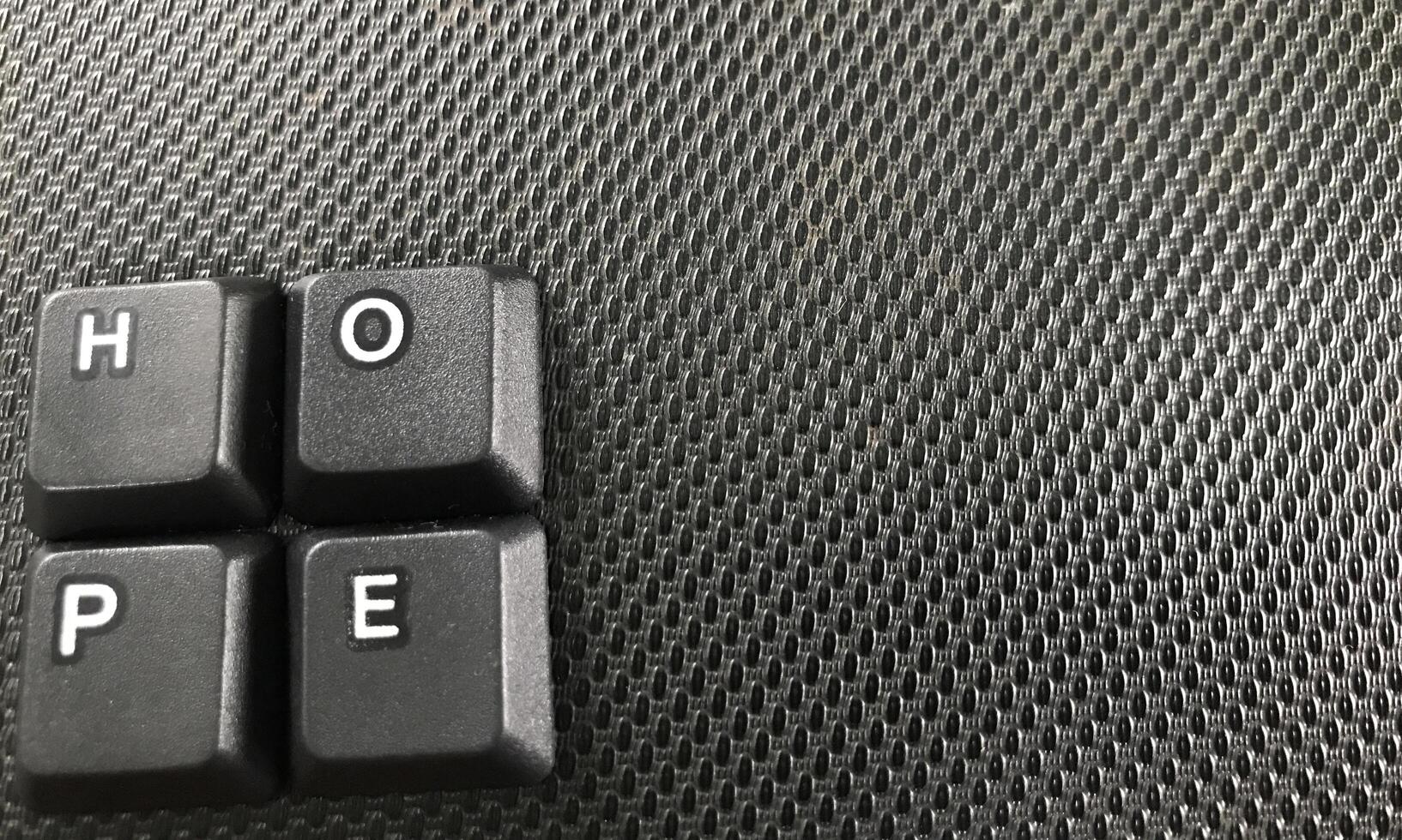 schließen oben von Computer Tastatur Schlüssel mit das Wort Hilfe auf Es. foto