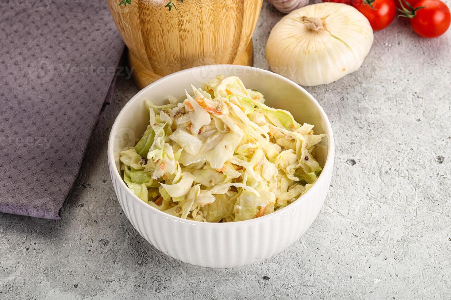 Diät lecker cole Krautsalat Salat foto