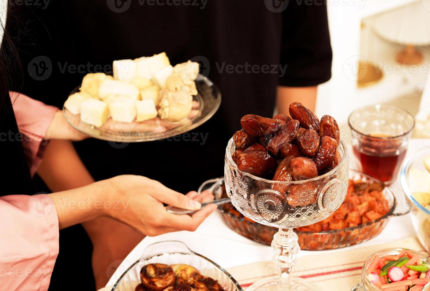 Termine Früchte Kurma, tajil Essen zu brechen das schnell foto