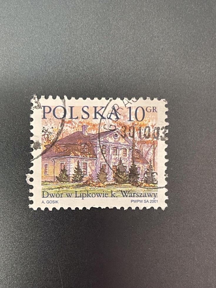 erkunden Polen philatelistisch Erbe Briefmarken und historisch Websites foto