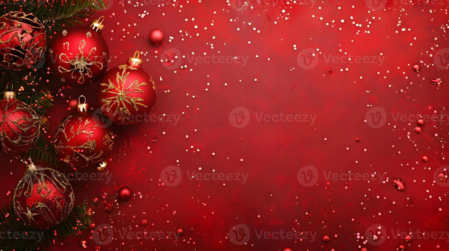 ai generiert schön bunt festlich Weihnachten Hintergrund zum Ihre Design. ai generiert foto