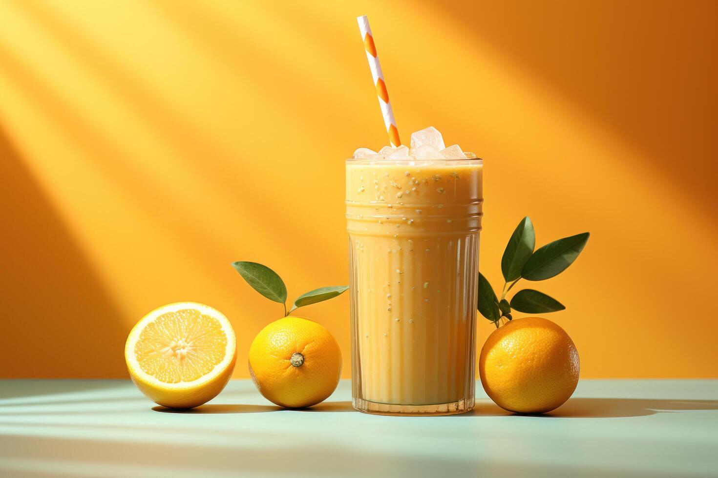 ai generiert gesund Smoothies sind das neueste modisch trinken von das Woche foto