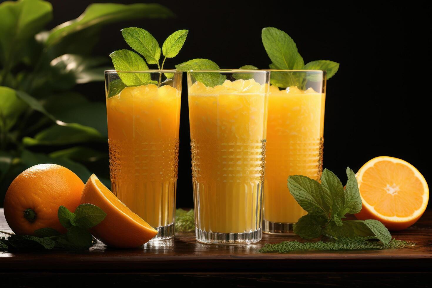 ai generiert gesund Smoothies sind das neueste modisch trinken von das Woche foto